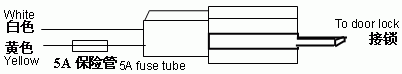 Lock Key switch
          connection